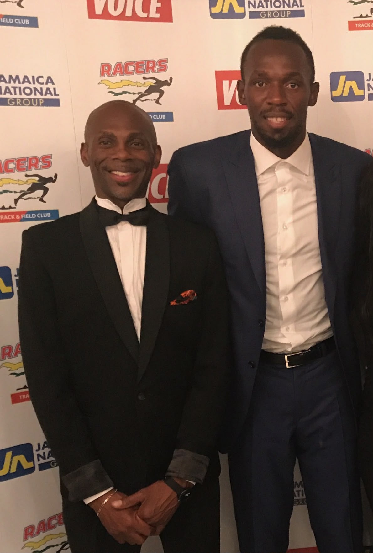 Devon with Usain Bolt