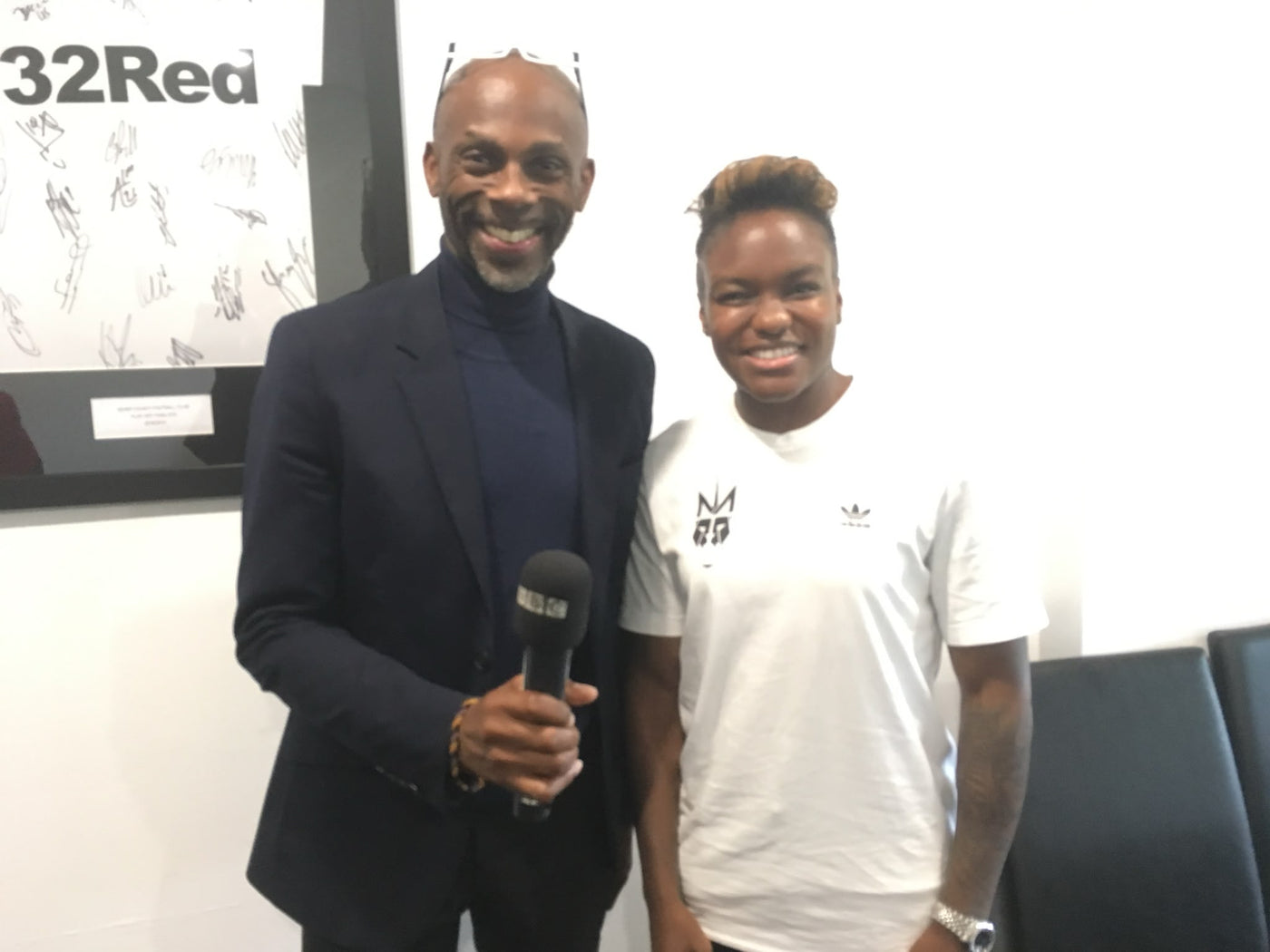 Devon with Nicola Adams