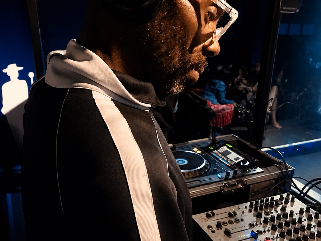 DJing at Blue Note