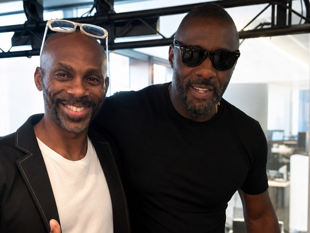 Idris Elba with Devon
