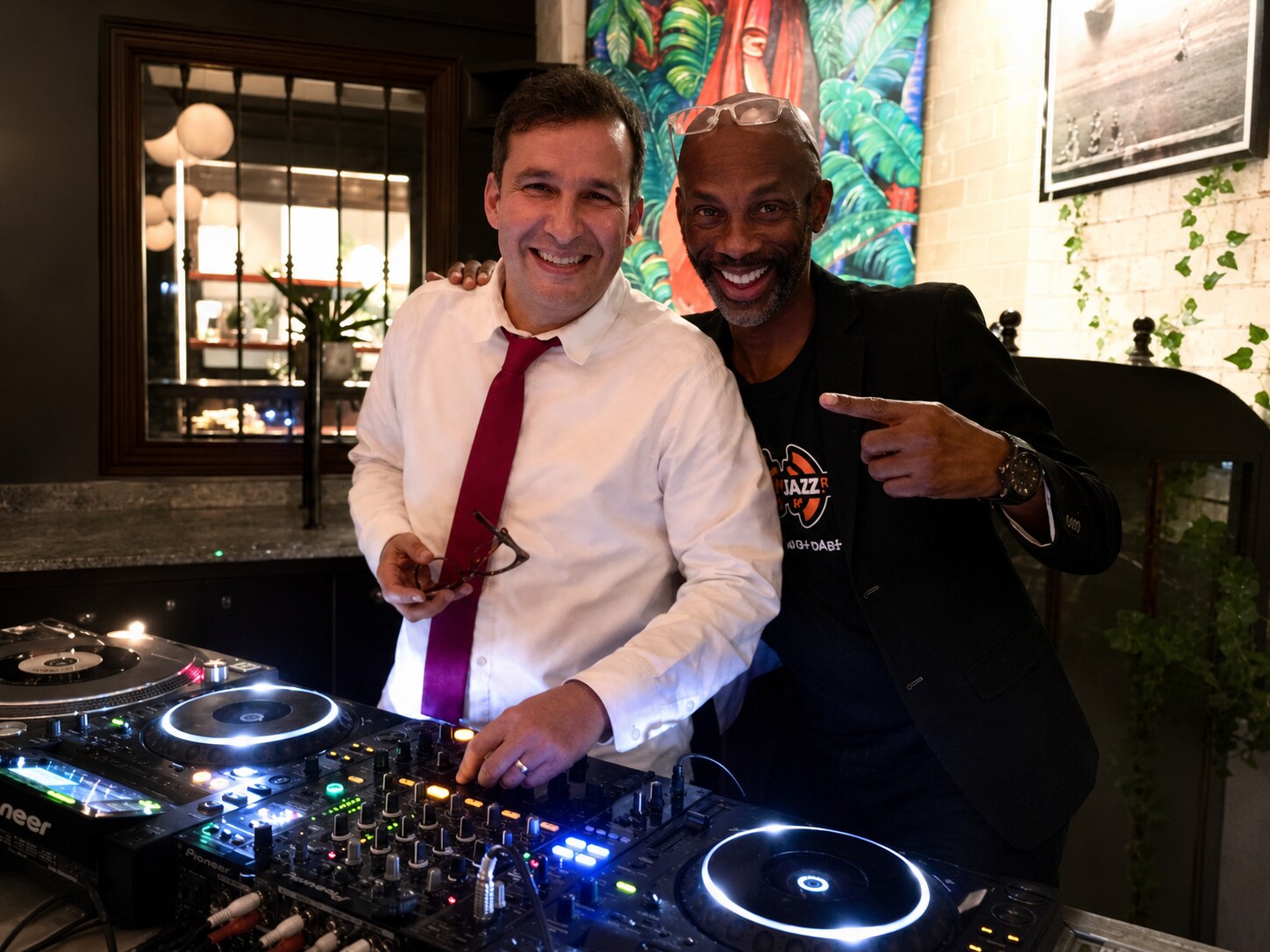 DJ Martin Morales with Devon