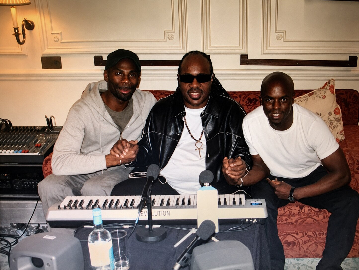 Stevie Wonder with Trevor Nelson and Devon
